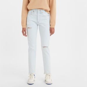 Levi’s | 501 Skinny Jeans in Distressed Light Wash
